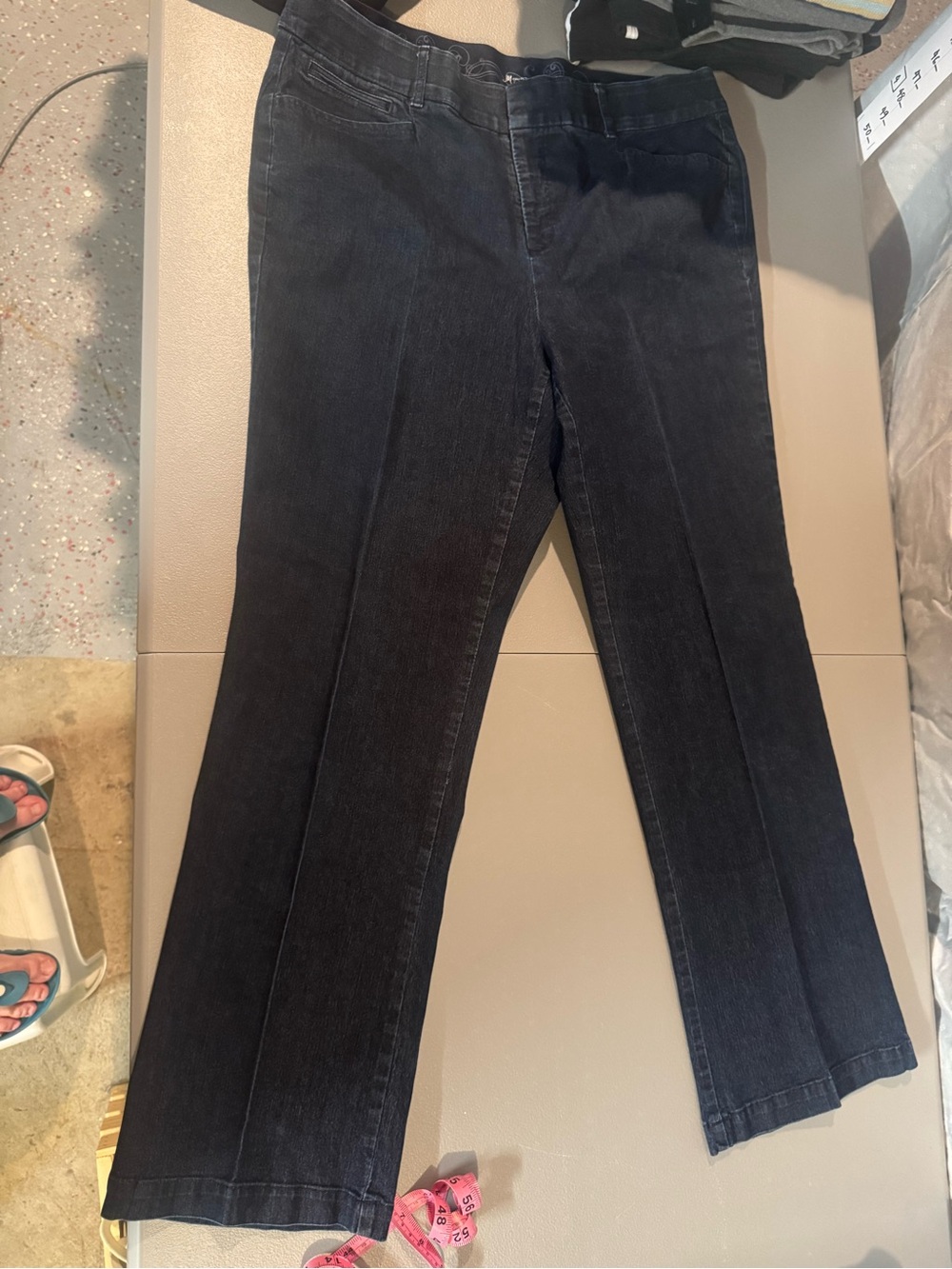 Women’s Dark Navy Straight-Leg Jeans